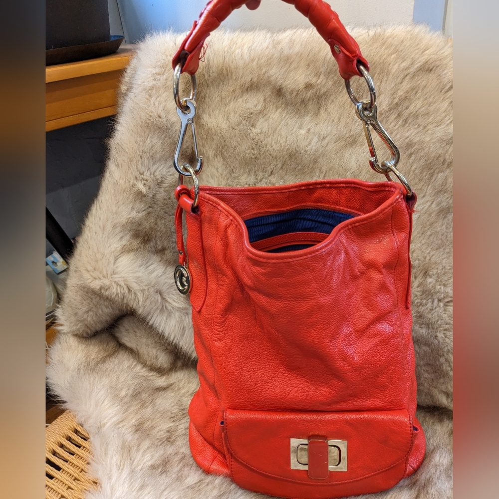 Leather Bucket Bag